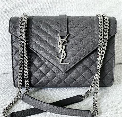 ysl gray handbag|ysl handbags price.